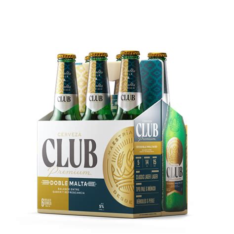 SIXPACK CERVEZA CLUB PLATINO 330ml Guanchicocos