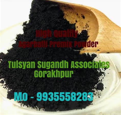 Black Agarbatti Premix Powder Packaging Type Plastic Bag Packaging