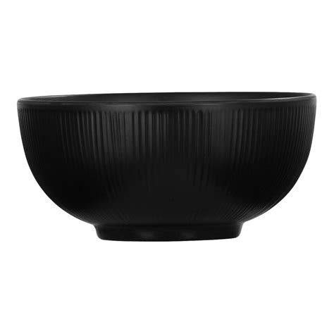 Cal Mil Nomi 36 Oz Black Round Melamine Bowl