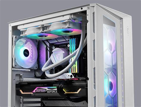 Mpg Gungnir 110r White Gaming Case The New Form