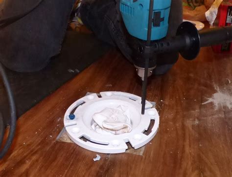 Toilet Flange Installation Made Easy With Hammer Drill