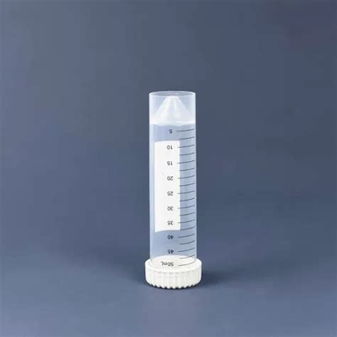 Lab Plastic Test Tube Centrifuge Tube With Skirted 50ml Clear Micro