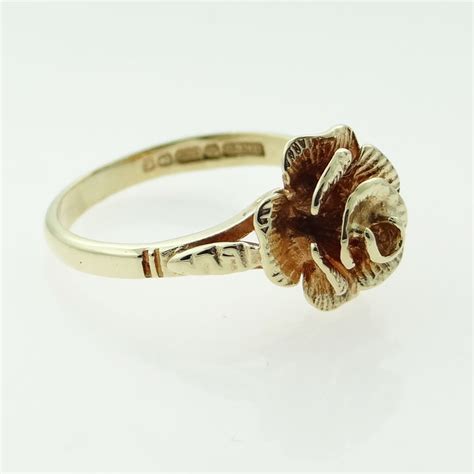 9ct Rose Gold Diamond Set Signet Ring