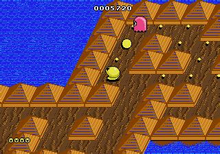 Screenshot Of Pac Mania Genesis Mobygames