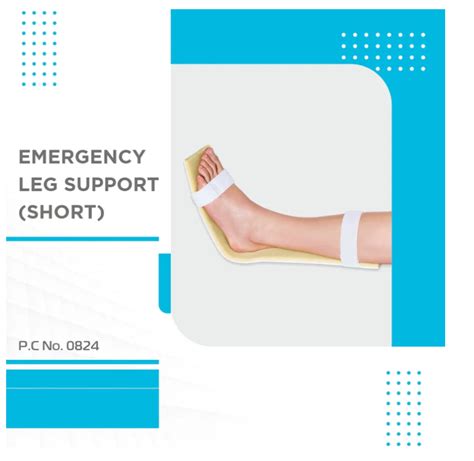 Buy Vissco Emergency Splint Leg Short Pcno 0824 Online At Medura Healthcare