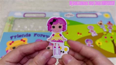 Lalaloopsy Friends Forever Magnetic Play Book For Kids By Iq Ets Youtube