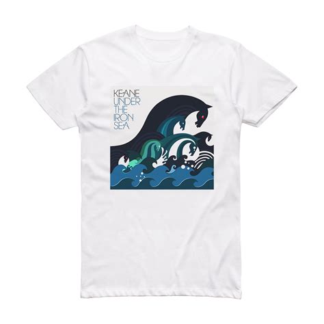 Keane Under The Iron Sea Album Cover T-Shirt White – ALBUM COVER T-SHIRTS