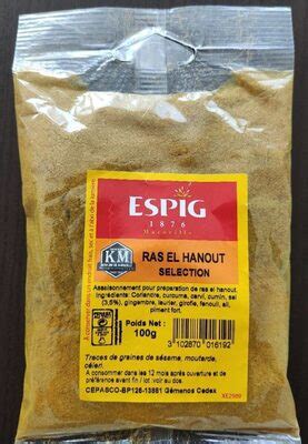 Ras El Hanout Jaune Espig 100 G