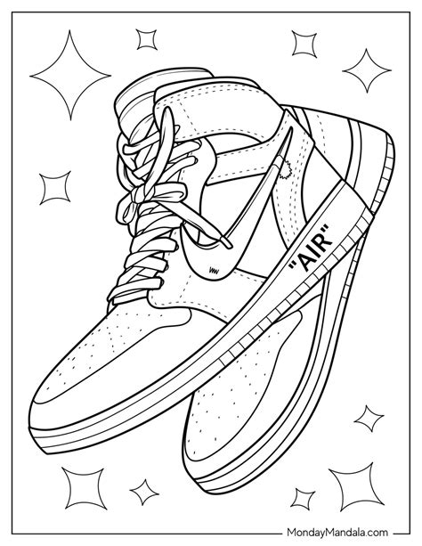 20 Nike Coloring Pages (Free PDF Printables)