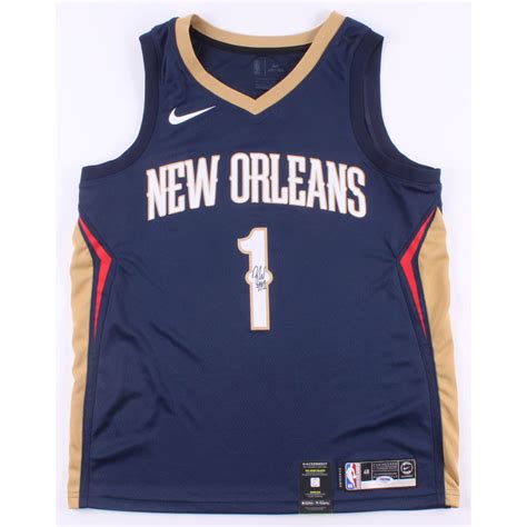 Zion Williamson Signed Pelicans Jersey (PSA COA) | Pristine Auction