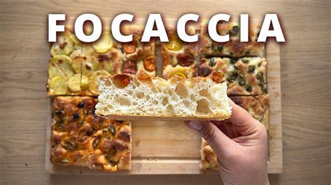 Focaccia Súper Fácil SIN AMASAR YouTube