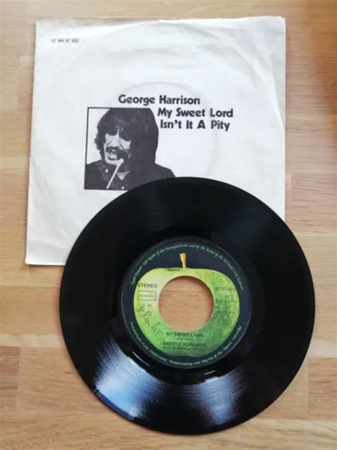 ORIGINAL SINGLE GEORGE Harrison My Sweet Lord Apple 1C 006 92 053