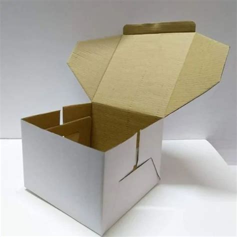 White Plain Kraft Paper Cake Box At Rs Piece Baddi Id