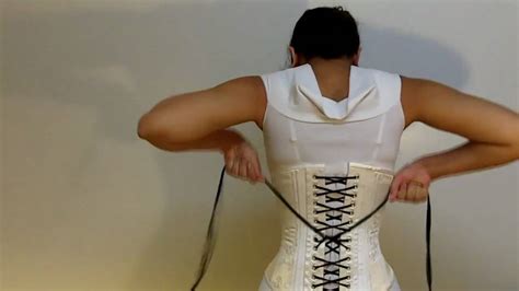 Self Lacing Example Inverted Bunny Ears Lucys Corsetry Youtube