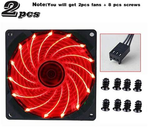 Cm Mm Led Fan Mm Pin Pin Pc Desktop Computer Case Price From