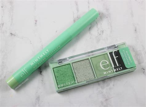 ELF Cosmetics ‘Mint Melt’ Eyeshadow Palette & Shadow Stick – Swatches & Review – GINGERLY POLISHED