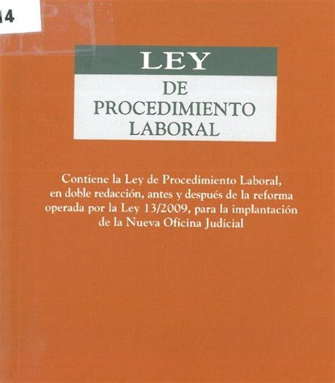 Ley De Procedimiento Laboral Ilustre Colegio De Abogados De Ja N