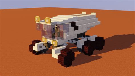 Spacex Mars Rover Minecraft Map