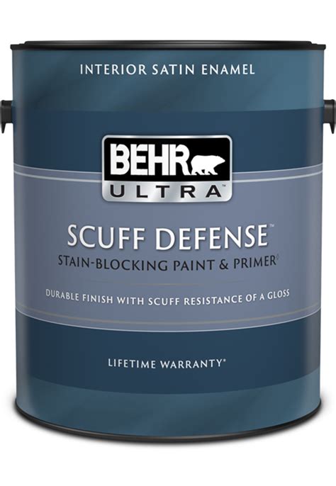 Interior Satin Enamel Paint Primer BEHR ULTRA Behr