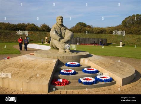 battle of britain memorial at capel le ferne kent Stock Photo - Alamy