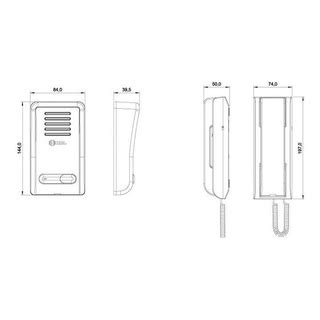 Interfone Hdl F Sn Grafite Porteiro Eletr Nico Residencial Shopee Brasil