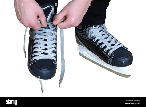 Hockey skates hi-res stock photography and images - Alamy