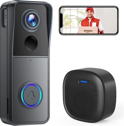 XTU Wireless WiFi Video Doorbell Camera With Chime 1080P HD Smart