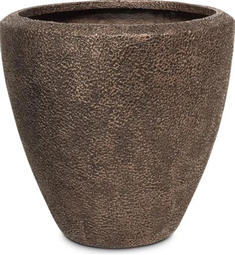 Luxe Plantenpot Xl Koper Brons Look Antiek Design Grote Bloembak