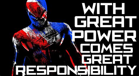 With Great Power Comes Great Responsibility Wallpapers Wallpaper Cave