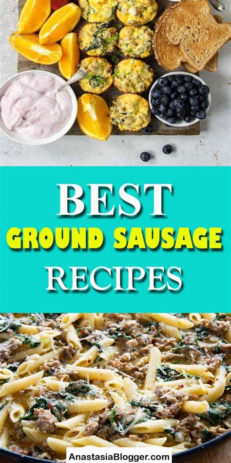 20 Easy Ground Sausage Recipes