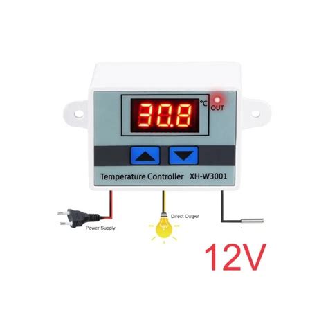 TERMOSTAT 12V 120W ZTA31664 XH W3001 REGULATOR TEMPERATURY