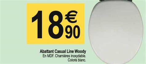 Promo Abattant Casual Line Woody Chez Trid Me Icatalogue Fr