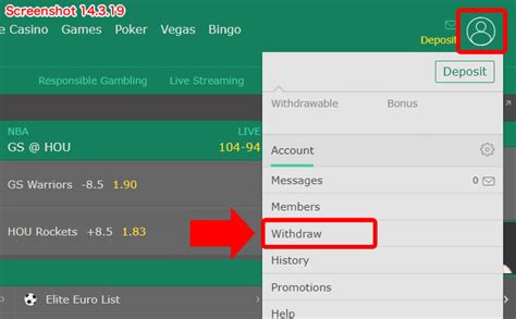 How To Withdraw From My Bet365 Account