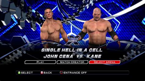 Wwe Smackdown Vs Raw John Cena Vs Kane Youtube