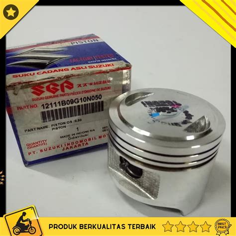 Jual Piston Seher Os 050 Original Ori SGP 12111B09G10N050 New Suzuki