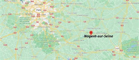 O Se Trouve Nogent Sur Seine Carte Nogent Sur Seine O Se Trouve