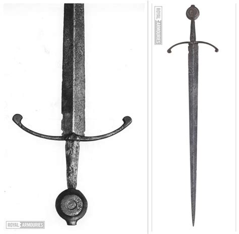 15th century British sword. Royal Armouries, Leeds: IX.1426. | Swords medieval, Arming sword ...