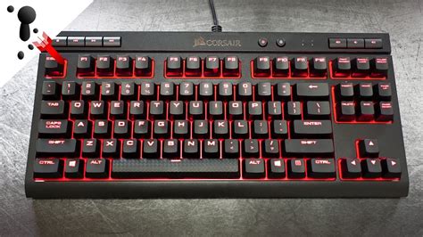 Corsair K Review Tenkeyless With Dedicated Media Keys Youtube