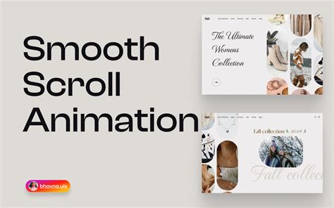 Smooth Scroll Animation Figma