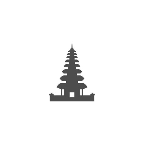 Temple Bali Icon Design Illustration 13484555 Vector Art At Vecteezy