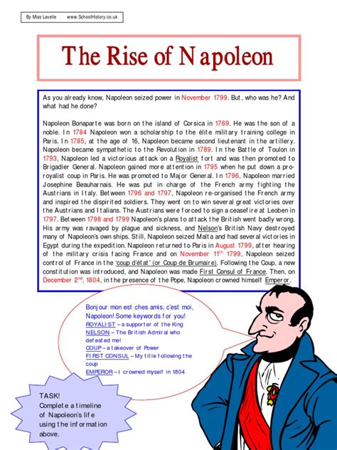 The Rise of Napoleon Bonaparte: An Analysis of Primary Sources on His ...