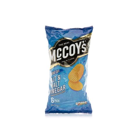 The Real Mccoys Salt And Malt Vinegar Crisps 25g X6 Spinneys Uae