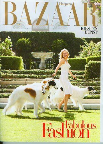 Harper S Bazaar October Kirsten Dunst Darryl Patterson Douglas