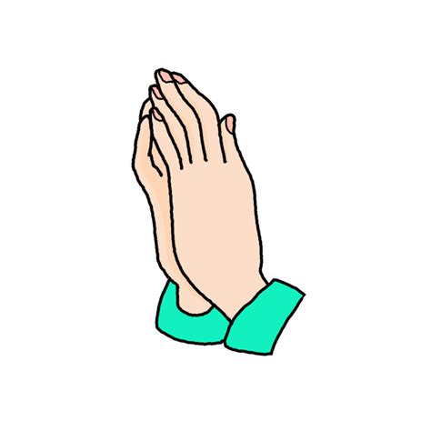 Praying Hands Drawing Easy