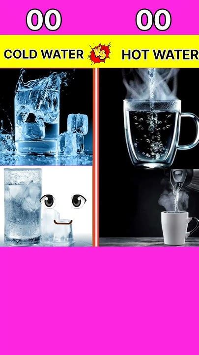 Cold Water Vs Hot Water Viral Shorts Youtube