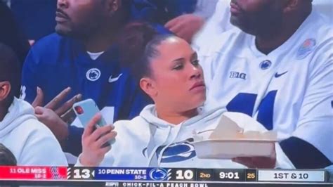 Penn State Player S Mom Goes Viral For Reaction To Drew Allar Interception