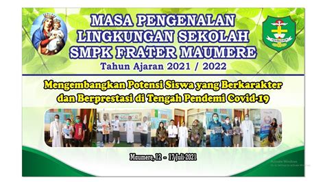 Mpls 2021 2022 Pembukaan Masa Pengenalan Lingkungan Sekolahsmpk