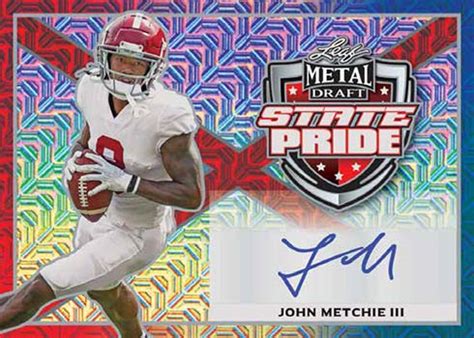 2022 Leaf Metal Draft Football Checklist Box Breakdowns Release Date