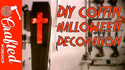 Building A Halloween Decoration Coffin Using The Shou Sugi Ban