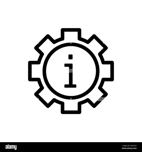 Information Icon Flat Pictogram For Web Line Stroke Simple Info